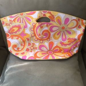 Clinique Floral Handle Bag